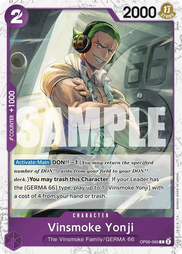 Vinsmoke Yonji, Premium Booster -The Best- OP06-066