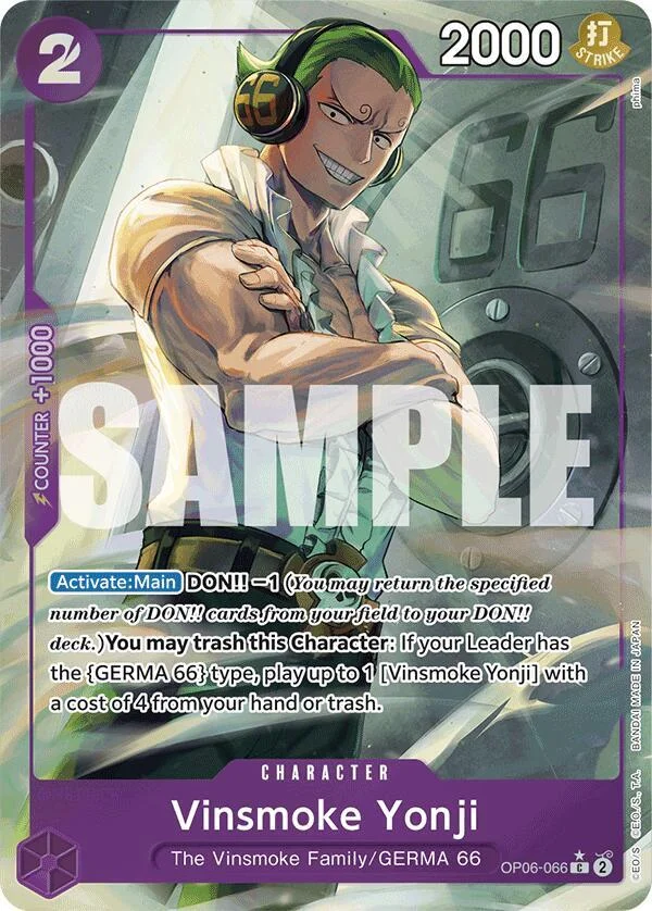 Vinsmoke Yonji, Premium Booster -The Best- OP06-066