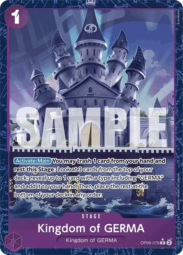 Kingdom of GERMA, Premium Booster -The Best- OP06-079