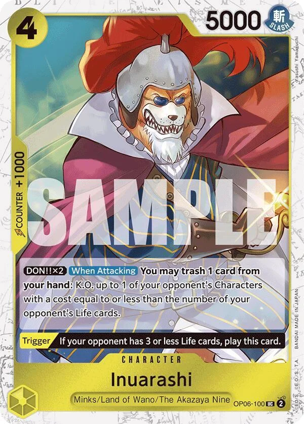 Inuarashi, Premium Booster -The Best- OP06-100