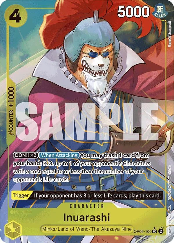 Inuarashi, Premium Booster -The Best- OP06-100