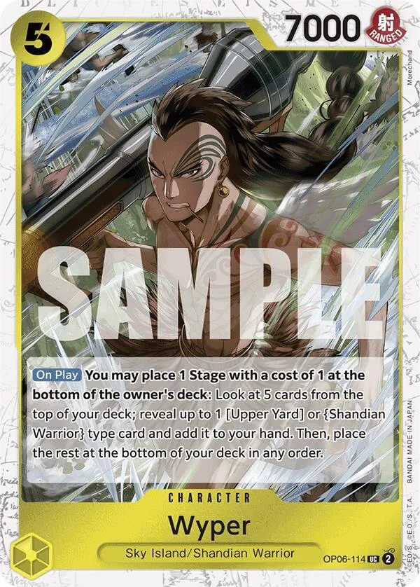 Wyper, Premium Booster -The Best- OP06-114
