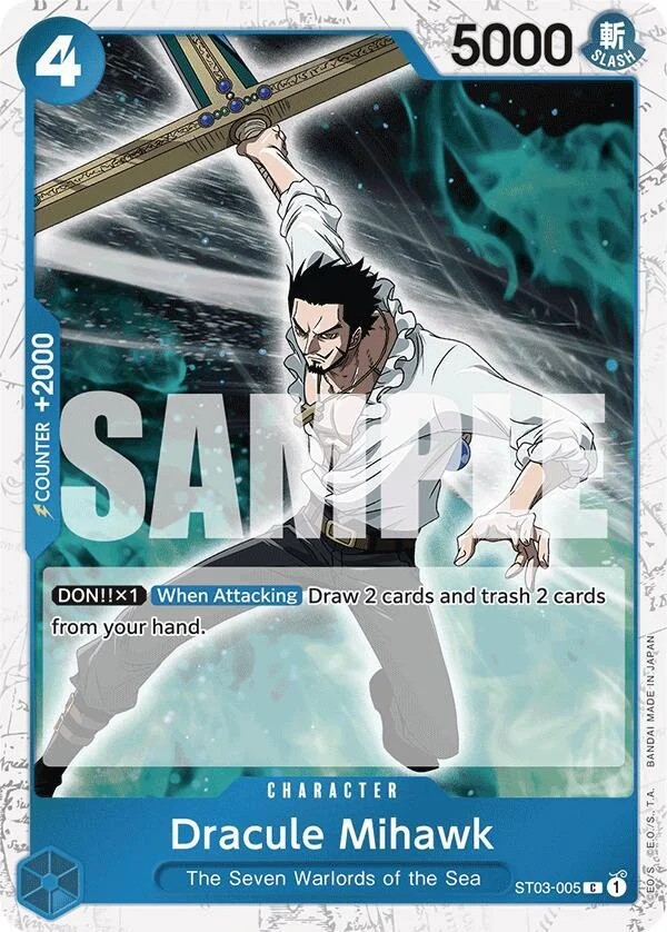Dracule Mihawk, Premium Booster -The Best- ST03-005