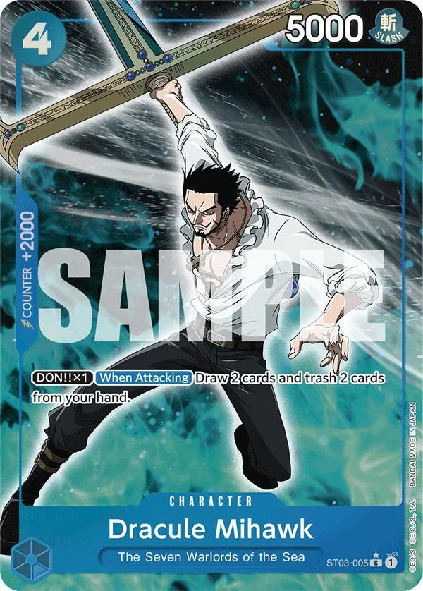 Dracule Mihawk, Premium Booster -The Best- ST03-005