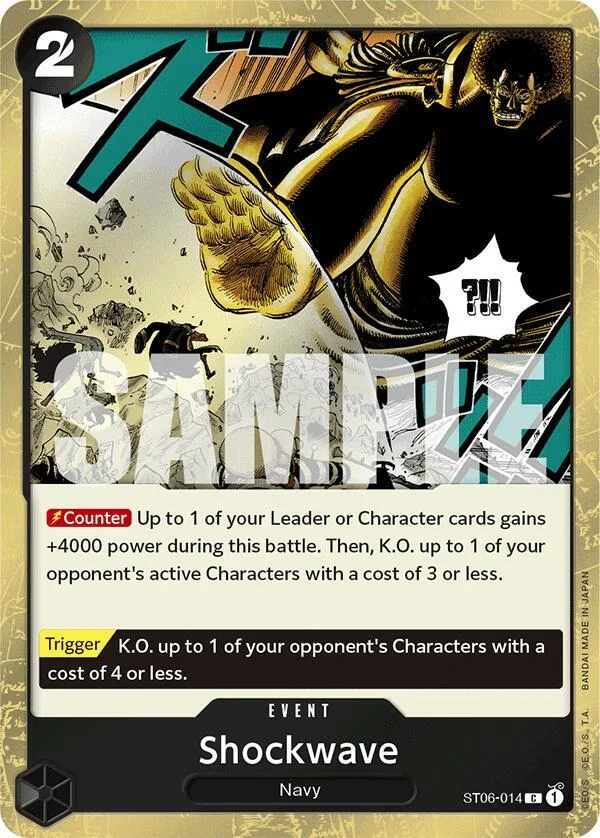 Shockwave, Premium Booster -The Best- ST06-014