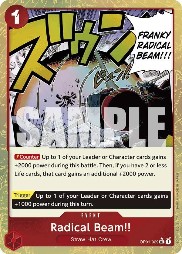 Radical Beam!!, Premium Booster -The Best- OP01-029
