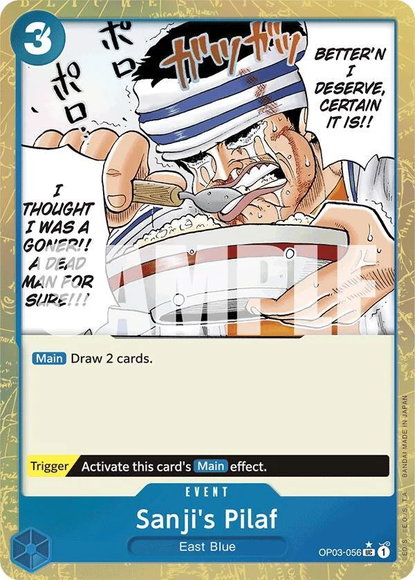 Sanji's Pilaf, Premium Booster -The Best- OP03-056