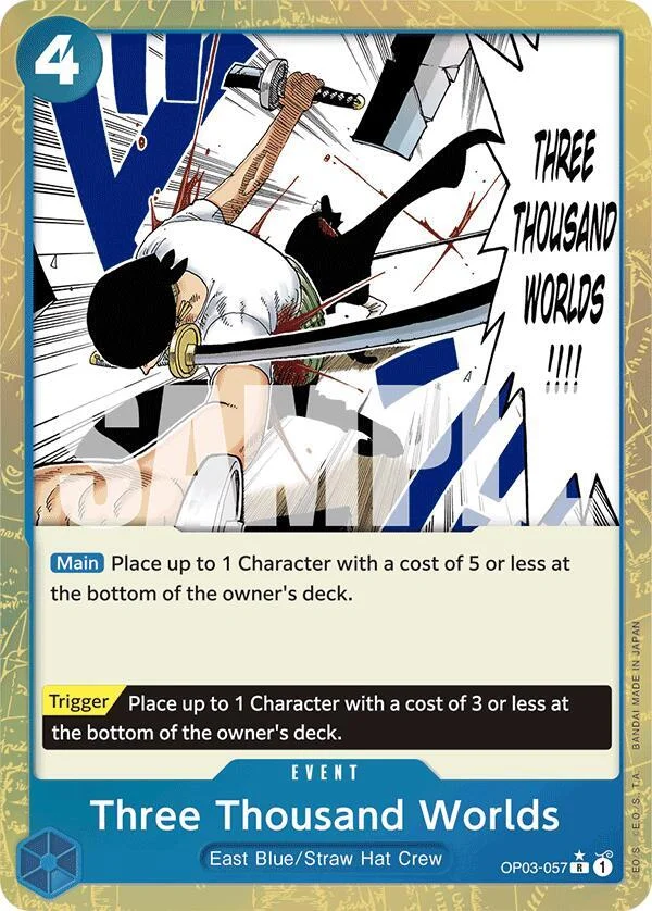 Three Thousand Worlds, Premium Booster -The Best- OP03-057