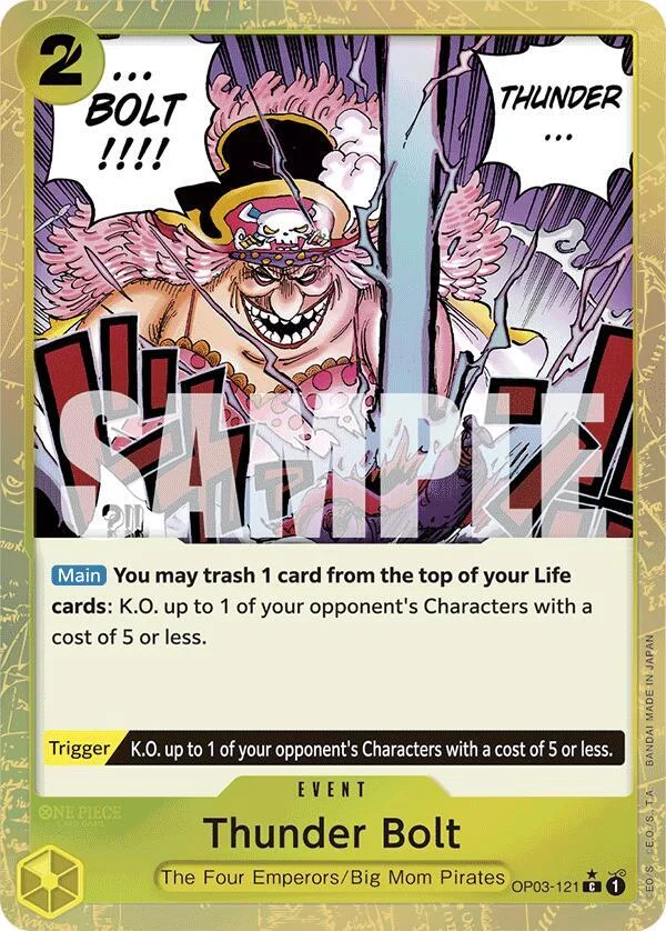 Thunder Bolt, Premium Booster -The Best- OP03-121