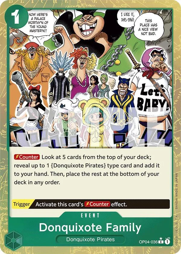 Donquixote Family, Premium Booster -The Best- OP04-036