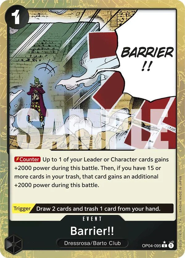 Barrier!!, Premium Booster -The Best- OP04-095