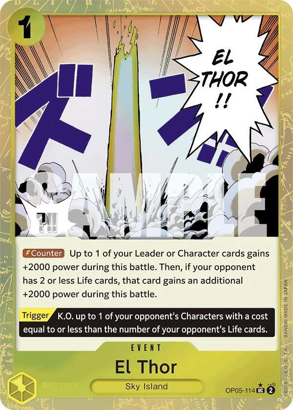 El Thor, Premium Booster -The Best- OP05-114