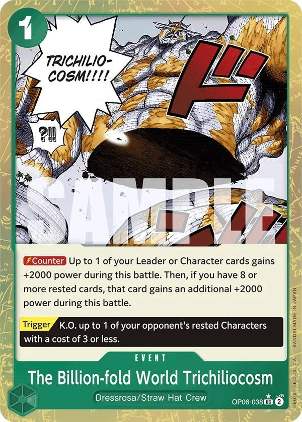 The Billion-fold World Trichiliocosm, Premium Booster -The Best- OP06-038