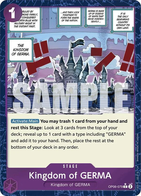 Kingdom of GERMA, Premium Booster -The Best- OP06-079