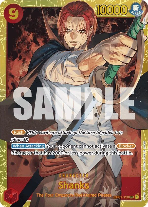 Shanks, Premium Booster -The Best- OP01-120