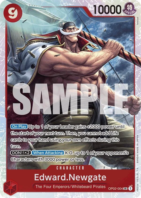 Edward.Newgate, Premium Booster -The Best- OP02-004