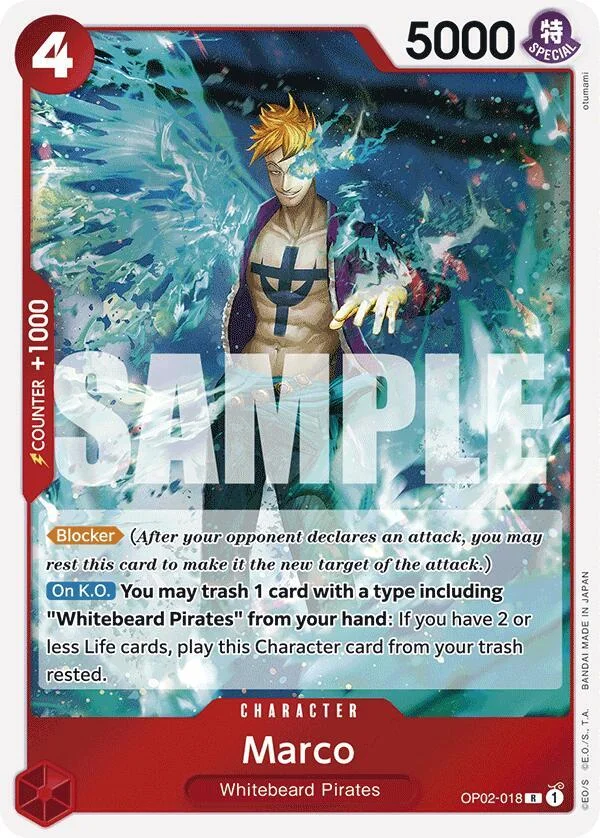 Marco, Premium Booster -The Best- OP02-018