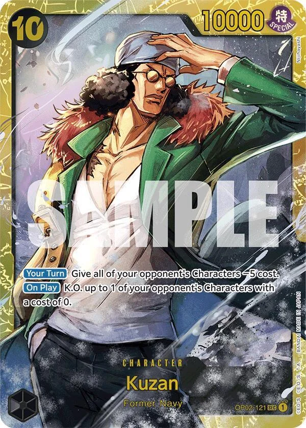 Kuzan, Premium Booster -The Best- OP02-121