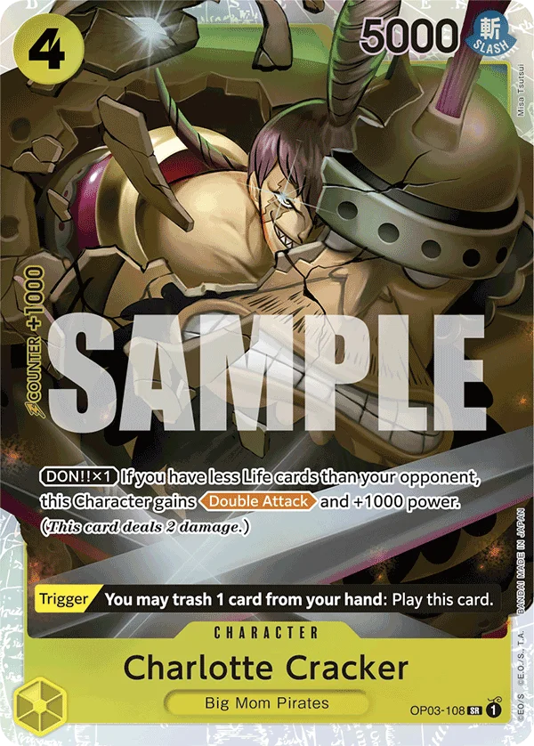 Charlotte Cracker, Premium Booster -The Best- OP03-108