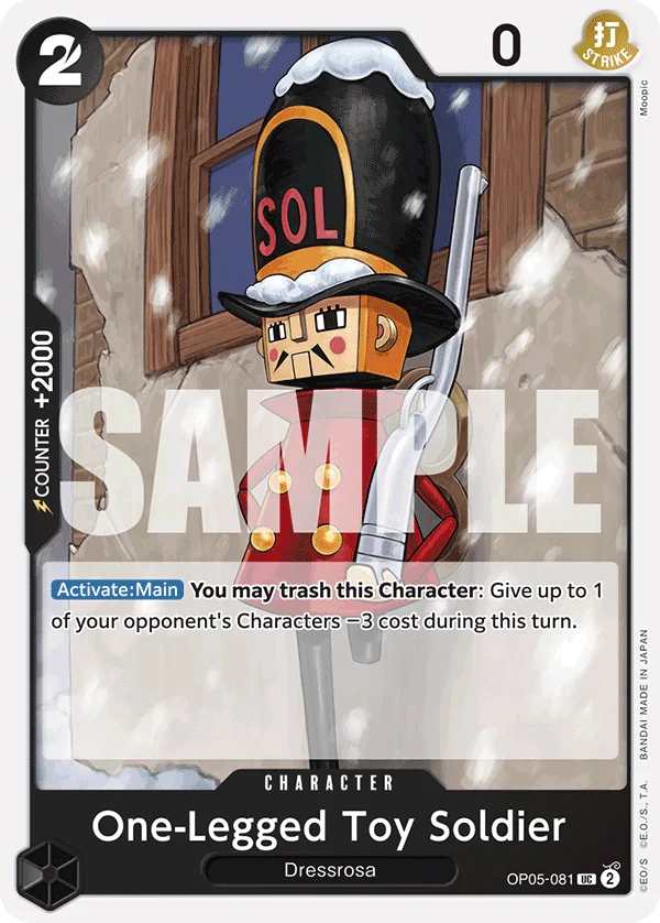 One-Legged Toy Soldier, Premium Booster -The Best- OP05-081