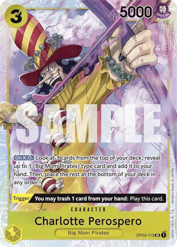 Charlotte Perospero, Premium Booster -The Best- OP03-113