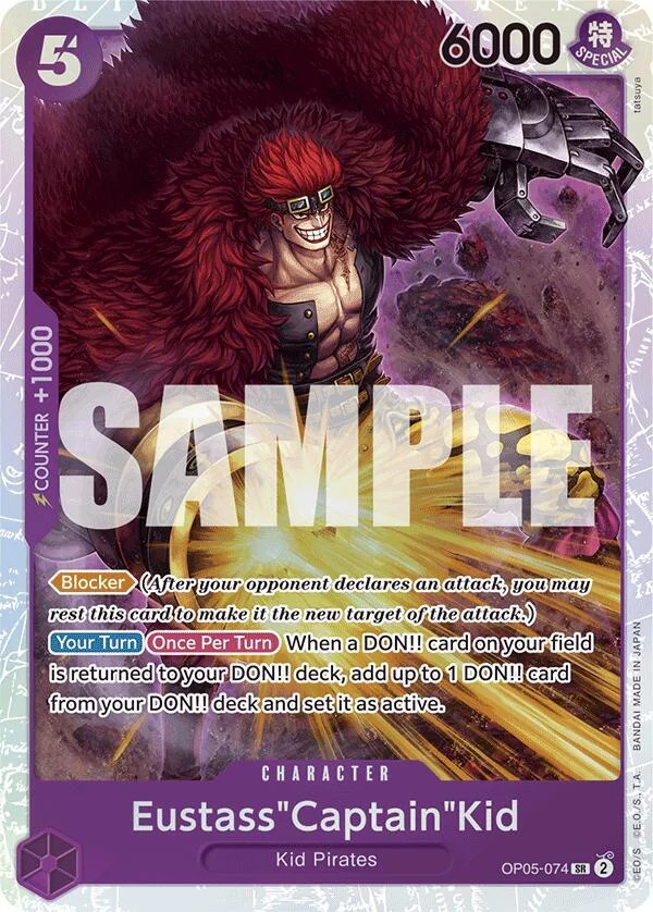 Eustass"Captain"Kid, Premium Booster -The Best- OP05-074
