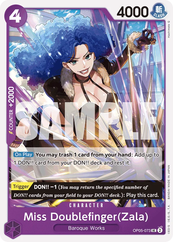 Miss Doublefinger(Zala), Premium Booster -The Best- OP05-073