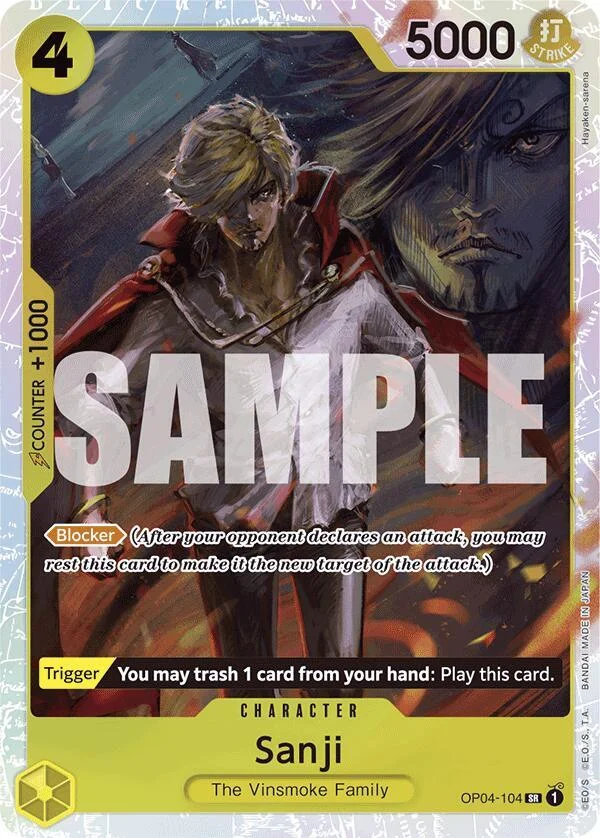 Sanji, Premium Booster -The Best- OP04-104