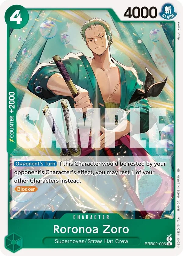Roronoa Zoro, Premium Booster -The Best- Vol. 2 PRB02-006