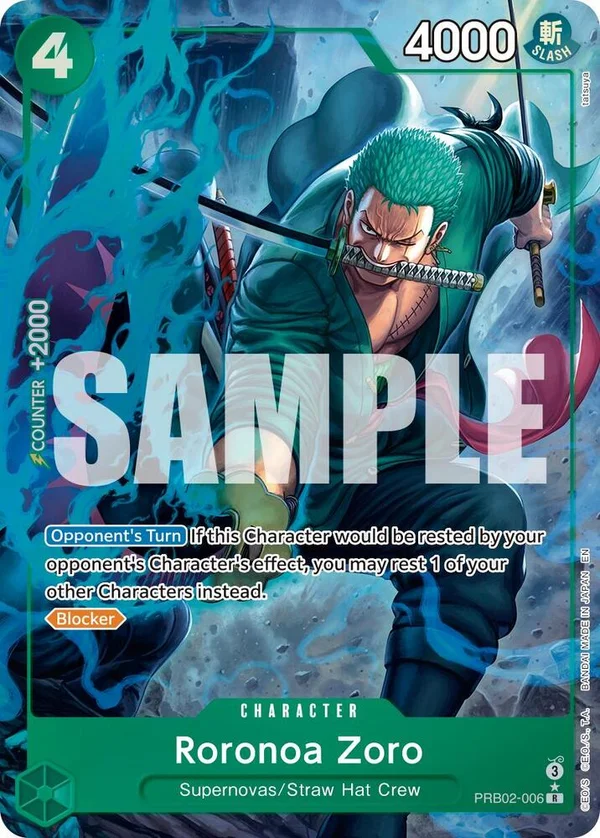 Roronoa Zoro, Premium Booster -The Best- Vol. 2 PRB02-006