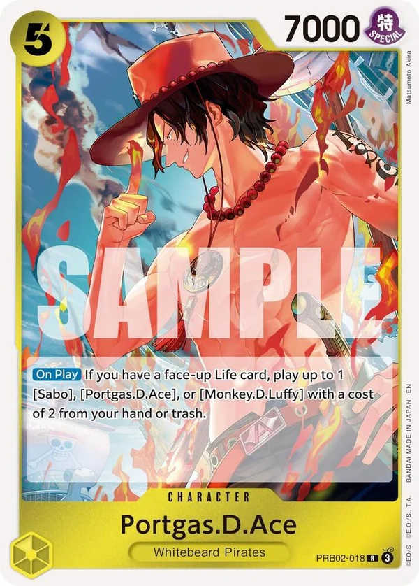 Portgas.D.Ace, Premium Booster -The Best- Vol. 2 PRB02-018