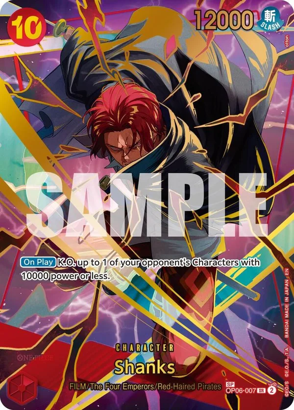 Shanks, Premium Booster -The Best- Vol. 2 OP06-007