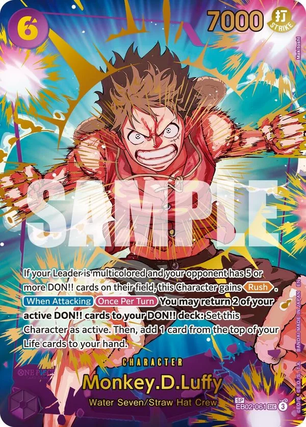 Monkey.D.Luffy, Premium Booster -The Best- Vol. 2 EB02-061
