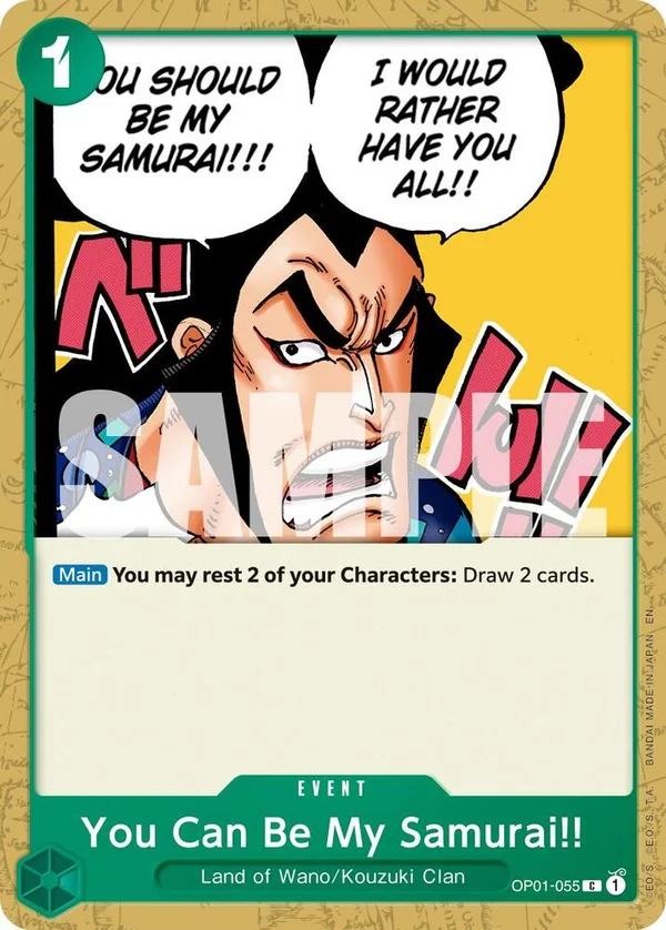 You Can Be My Samurai!!, Premium Booster -The Best- Vol. 2 OP01-055