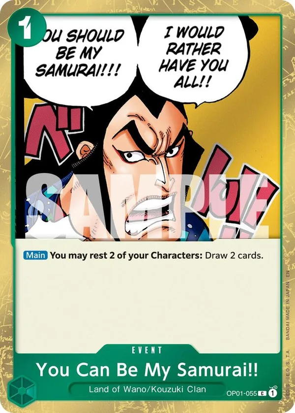 You Can Be My Samurai!!, Premium Booster -The Best- Vol. 2 OP01-055