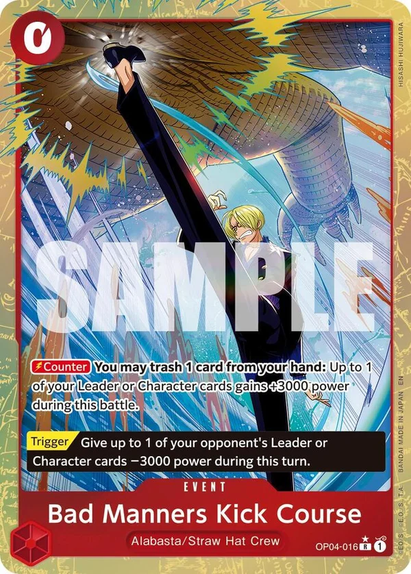Bad Manners Kick Course, Premium Booster -The Best- Vol. 2 OP04-016