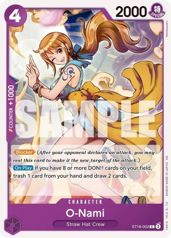 O-Nami, Premium Booster -The Best- Vol. 2 ST18-002