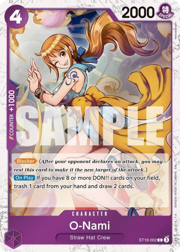 O-Nami, Premium Booster -The Best- Vol. 2 ST18-002