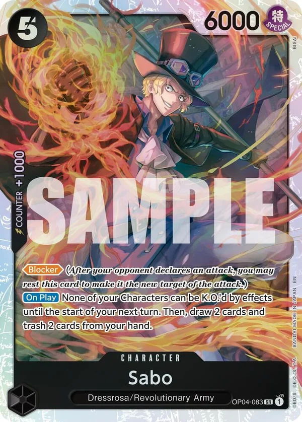 Sabo, Premium Booster -The Best- Vol. 2 OP04-083