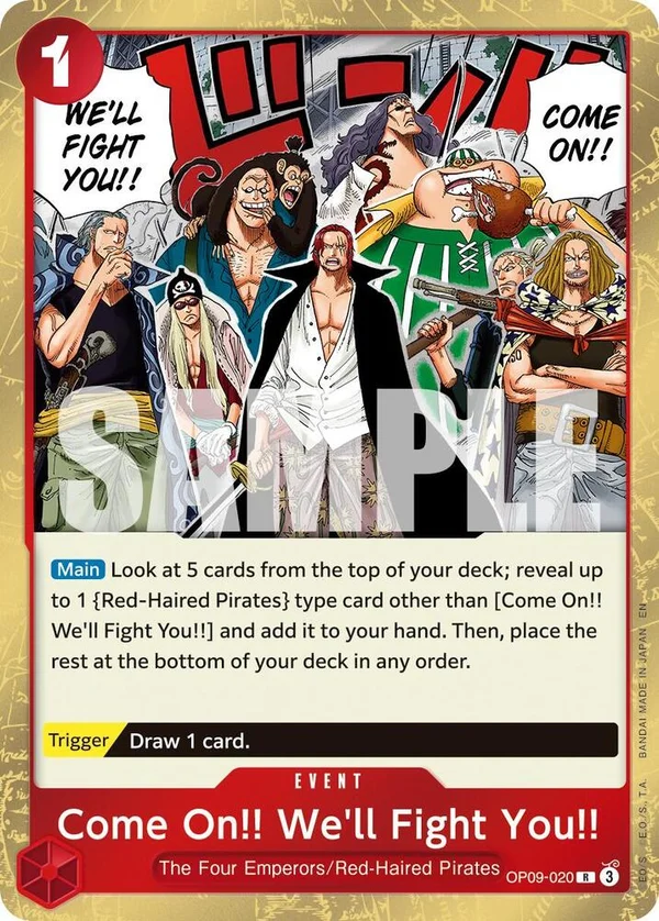 Come On!! We'll Fight You!!, Premium Booster -The Best- Vol. 2 OP09-020