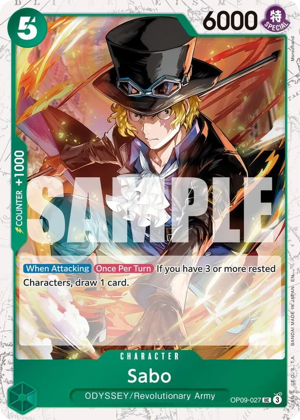 Sabo, Premium Booster -The Best- Vol. 2 OP09-027