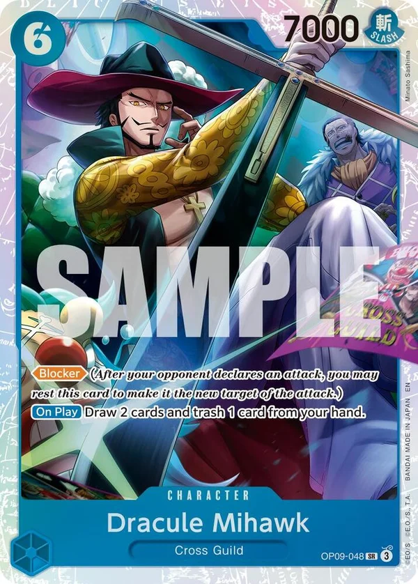Dracule Mihawk, Premium Booster -The Best- Vol. 2 OP09-048