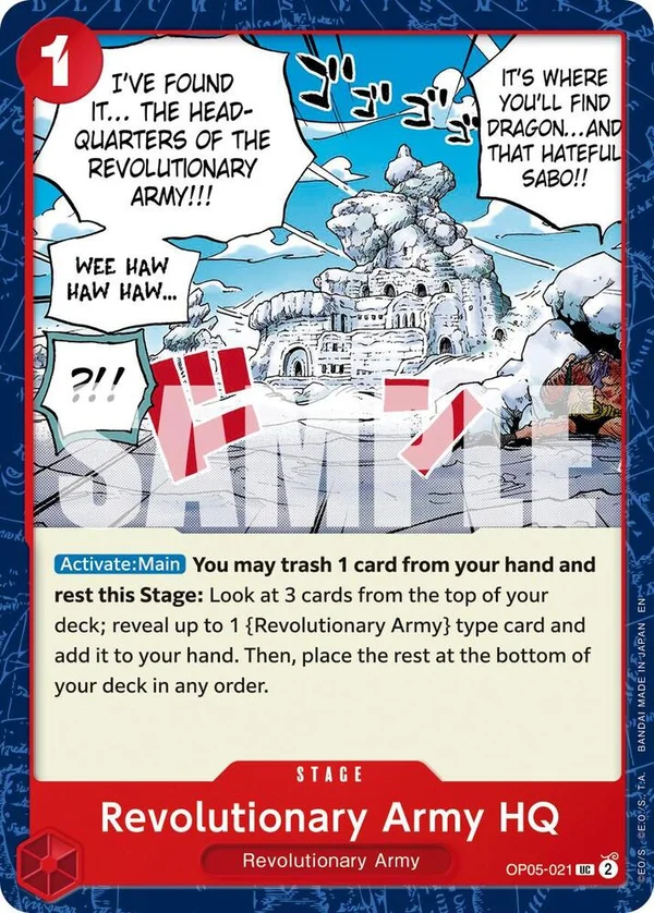 Revolutionary Army HQ, Premium Booster -The Best- Vol. 2 OP05-021