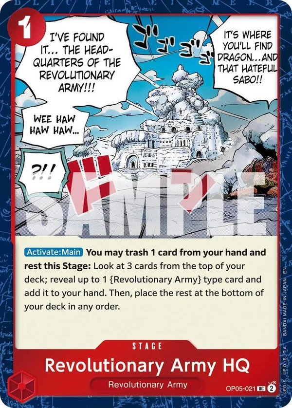 Revolutionary Army HQ, Premium Booster -The Best- Vol. 2 OP05-021
