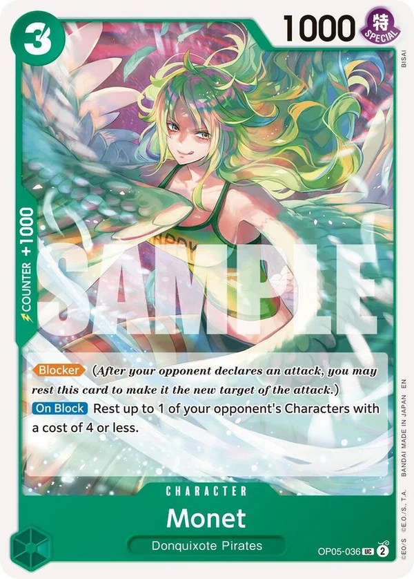 Monet, Premium Booster -The Best- Vol. 2 OP05-036