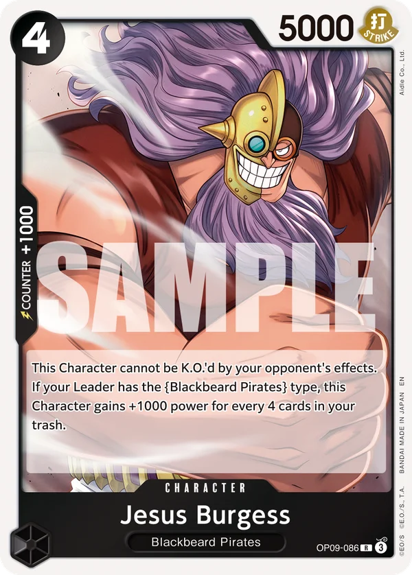 Jesus Burgess, Premium Booster -The Best- Vol. 2 OP09-086