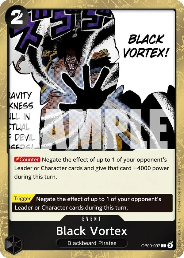 Black Vortex, Premium Booster -The Best- Vol. 2 OP09-097