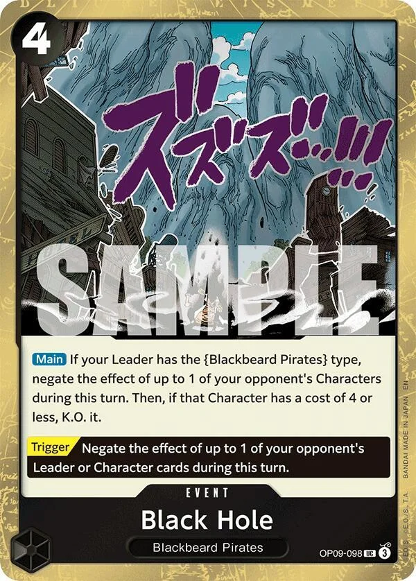 Black Hole, Premium Booster -The Best- Vol. 2 OP09-098