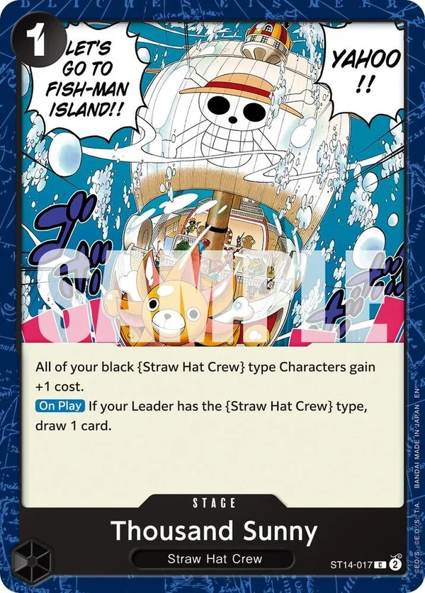 Thousand Sunny, Premium Booster -The Best- Vol. 2 ST14-017
