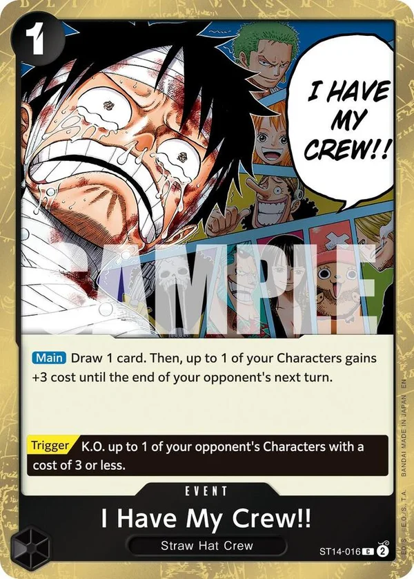 I Have My Crew!!, Premium Booster -The Best- Vol. 2 ST14-016